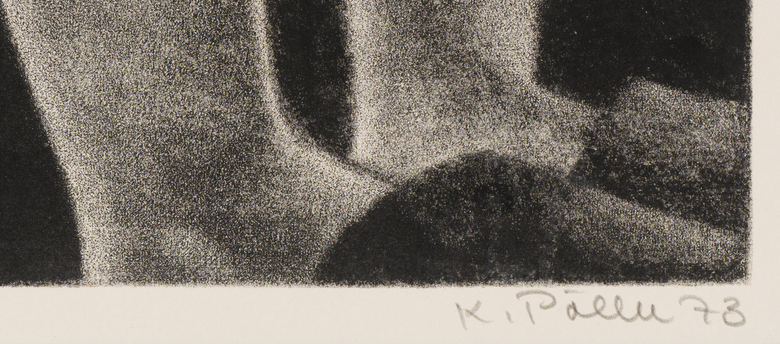 Kaljo Põllu “Uni”, 1973. Plm 30,5 x 43,5 cm.