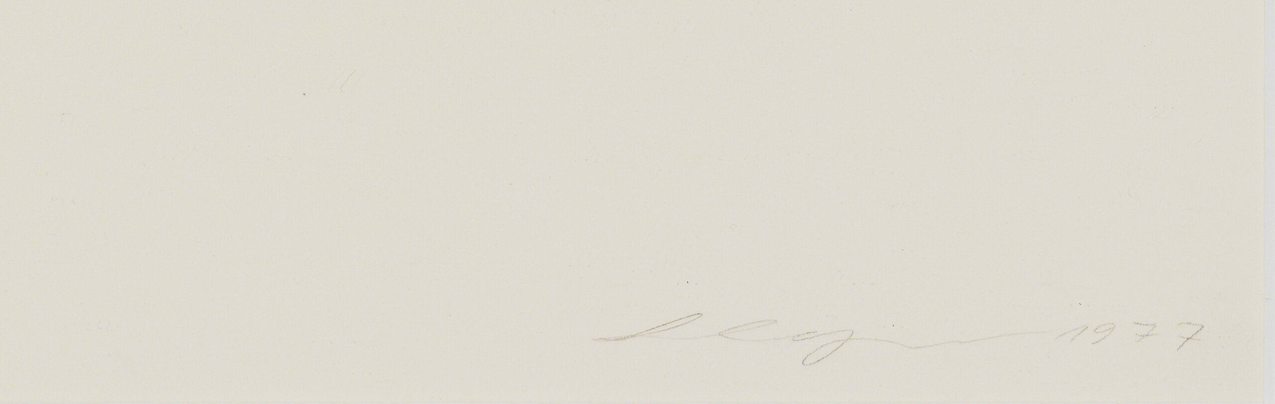 Leonhard Lapin “Ring X B”, 1977. Lm 61 x 59 cm.