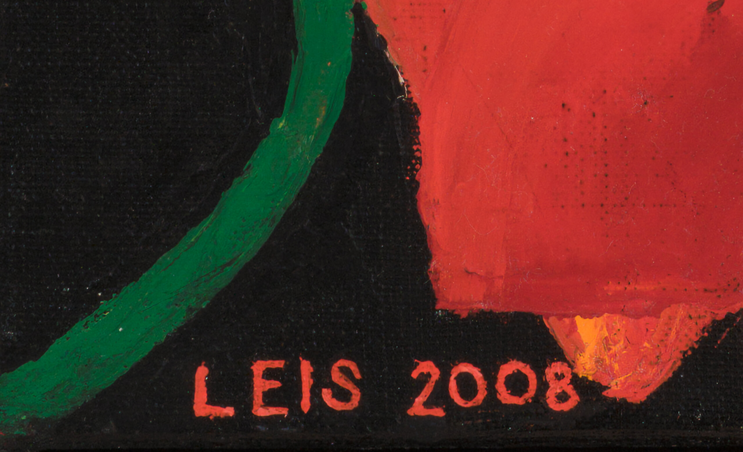 Malle Leis “Varjud öös  III”, 2008. 90 x 25 cm.