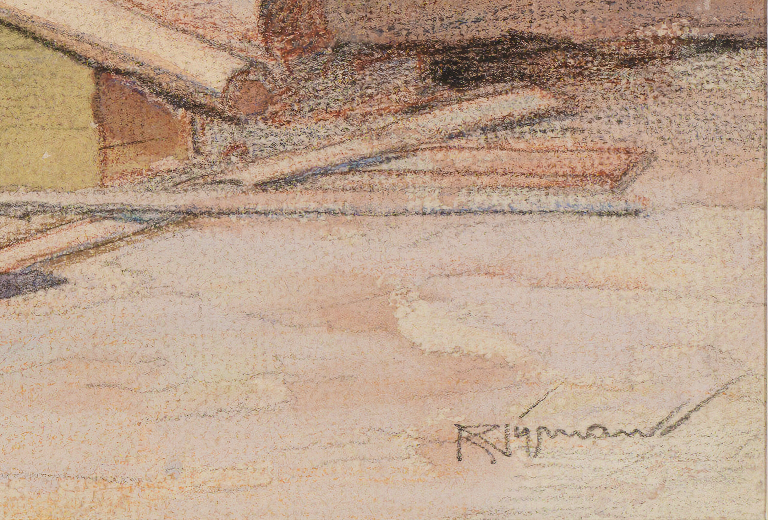 Roman Nyman “Kaberneeme võrgukuurid”, 1940. Km 28,5 x 37 cm.