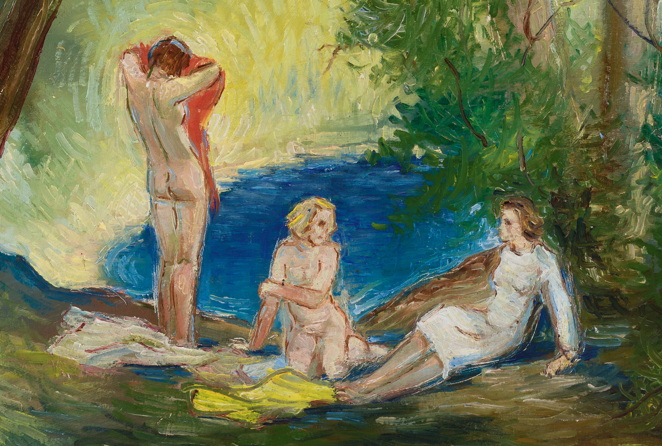 Varmo Pirk “Suplejad”, 1939. 70 x 62 cm.