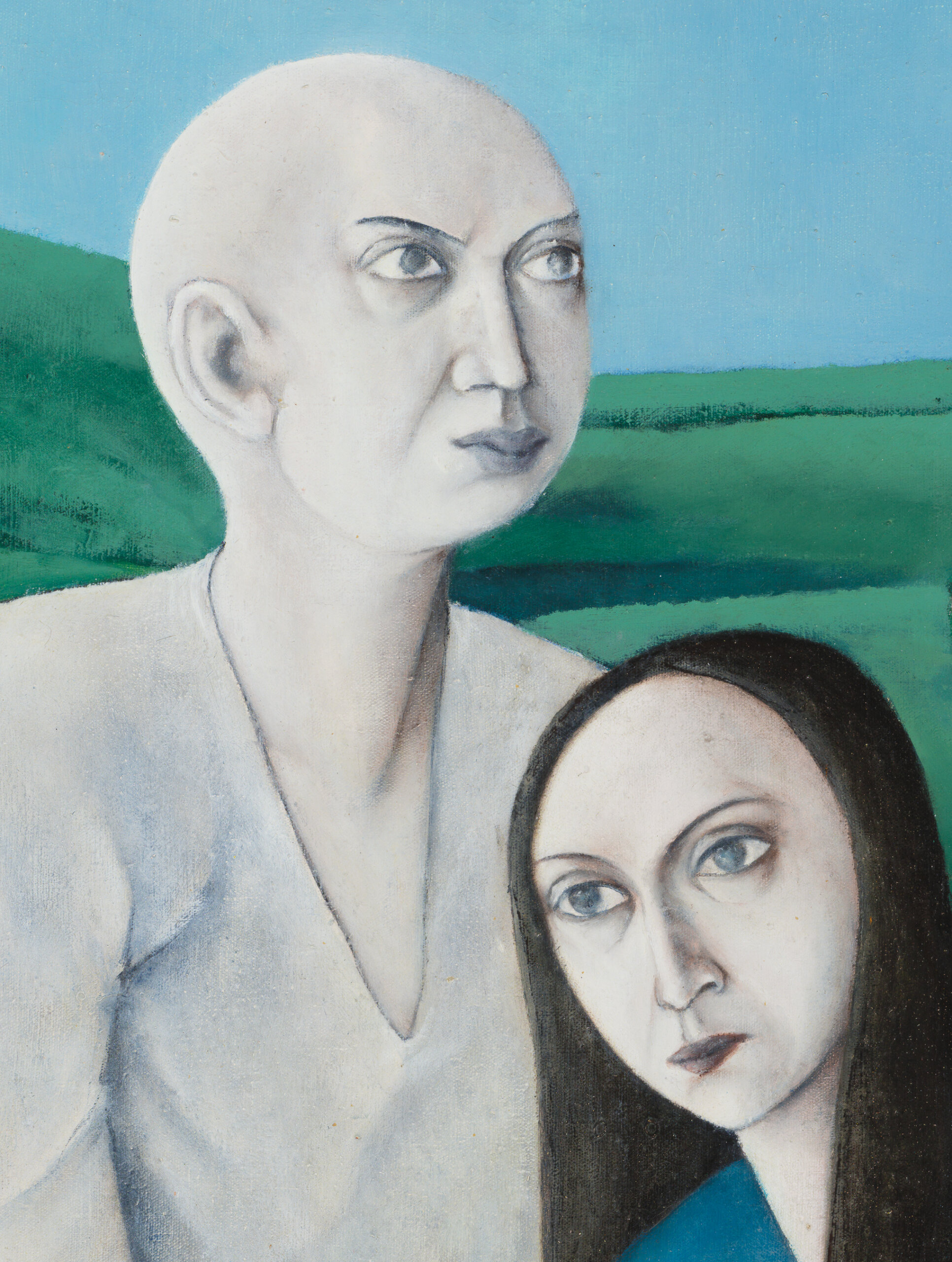 Vello Trell “Lugu valgest majast”, 1983. 100 x 79 cm.