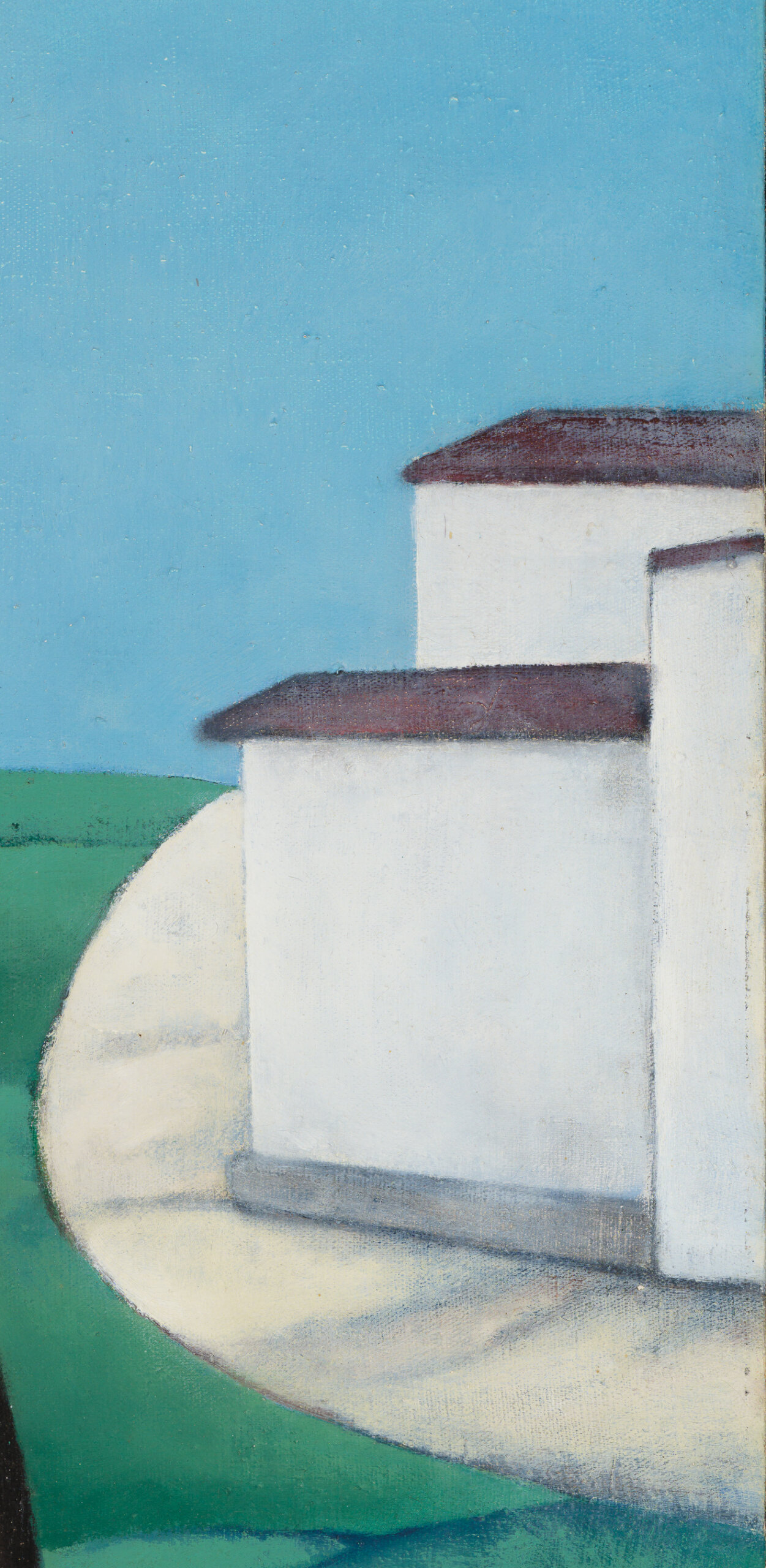 Vello Trell “Lugu valgest majast”, 1983. 100 x 79 cm.