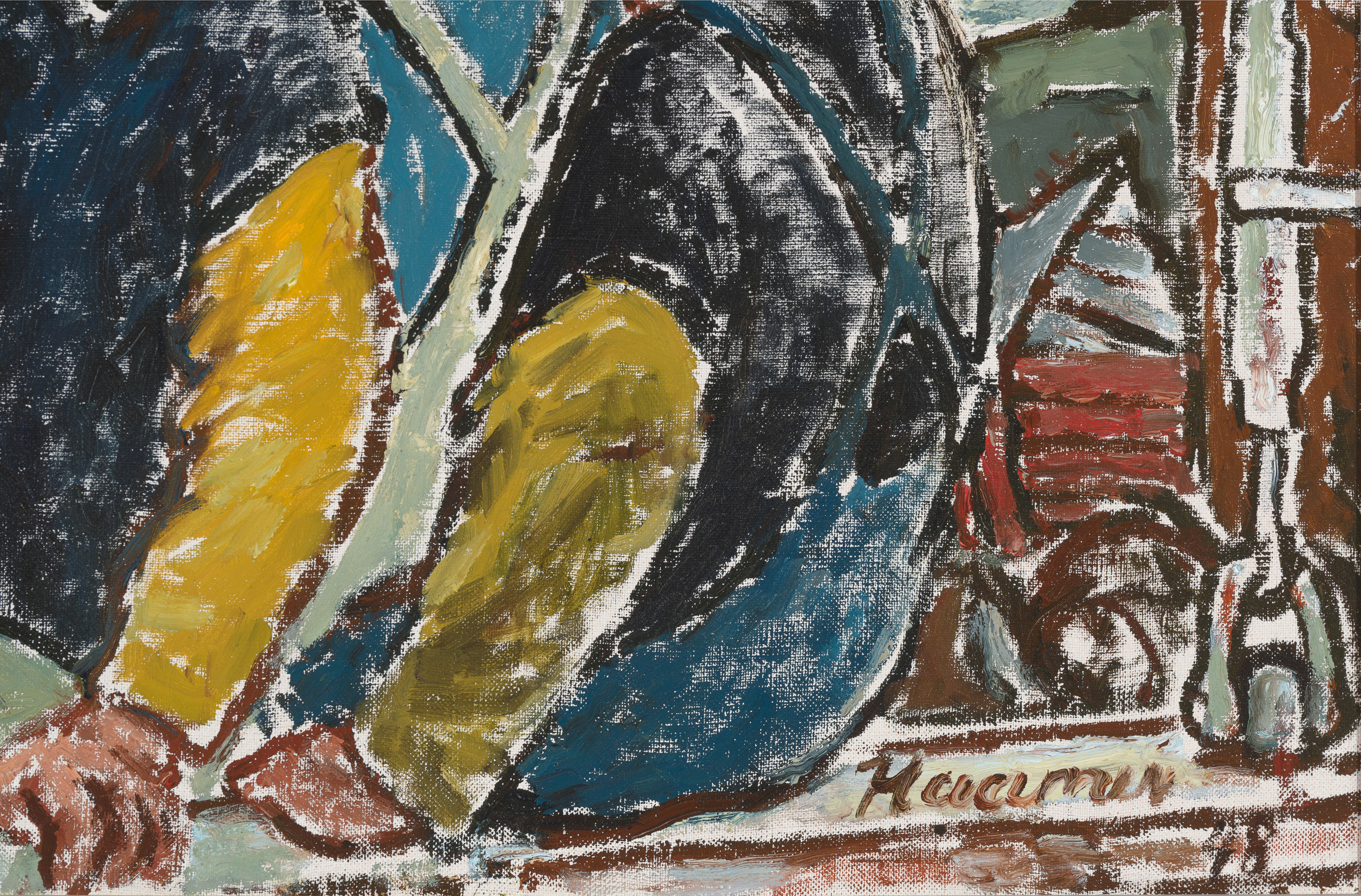 Eerik Haamer “Kalurid”, 1948. 65,5 x 92,5 cm.