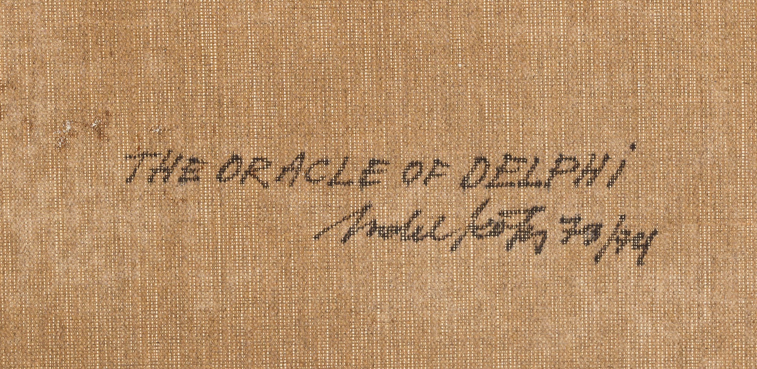 Endel Kõks “Delfi oraakel”, 1973/74. 81 x 65 cm.