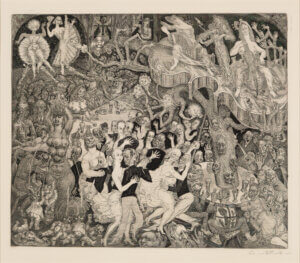 Eduard Wiiralt "Kabaree"