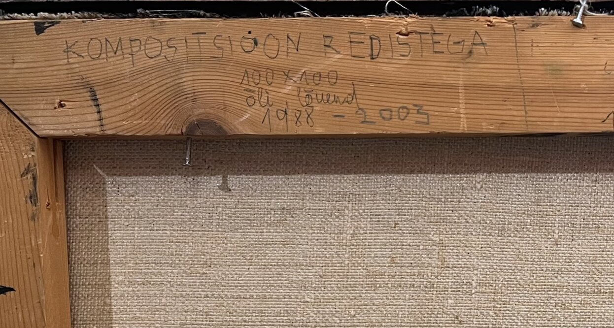 Malle Leis “Kompositsioon redistega”