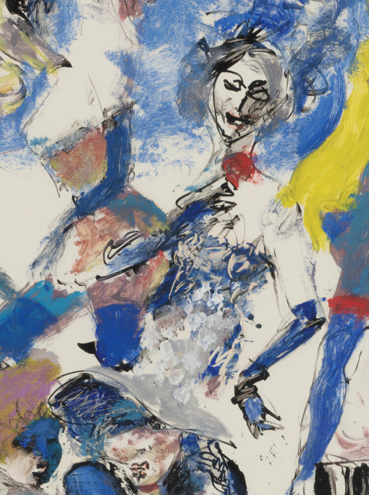 Alo Hoidre “Hoogne pidu”, 1980-1990. 60 x 65,5 cm.