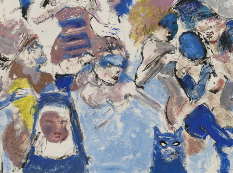 Alo Hoidre “Hoogne pidu”, 1980-1990. 60 x 65,5 cm.