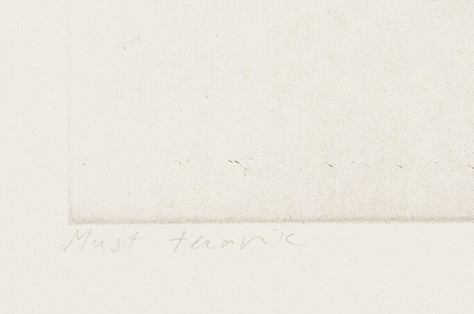 Leonhard Lapin “Must teravik”, 1982. Plm 41,5 x 39 cm.