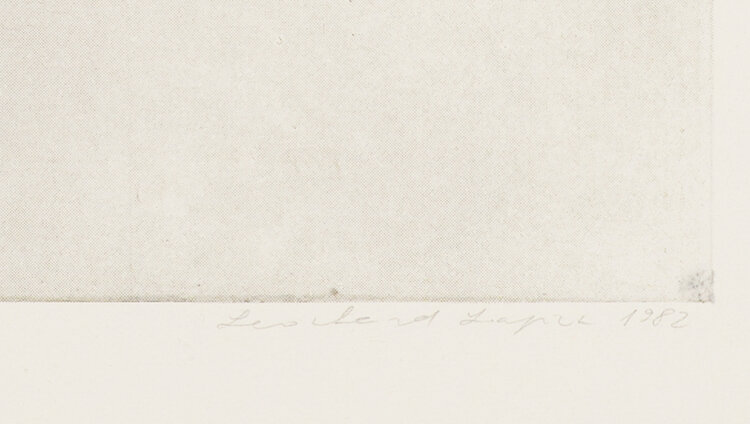 Leonhard Lapin “Must teravik”, 1982. Plm 41,5 x 39 cm.