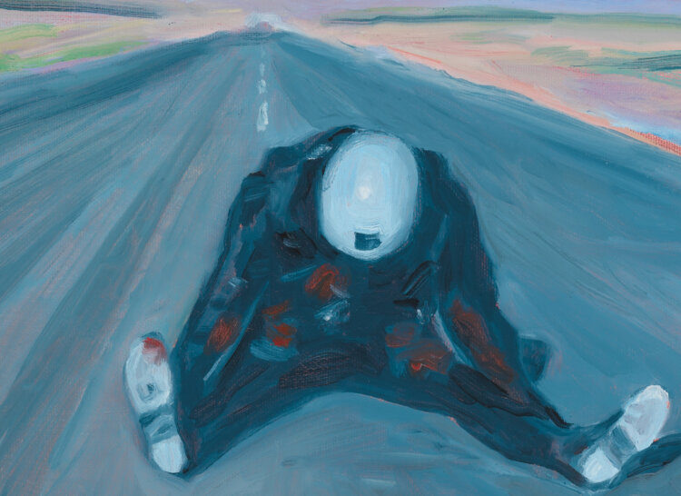 Karl-Kristjan Nagel “Electra Glide in Blue”