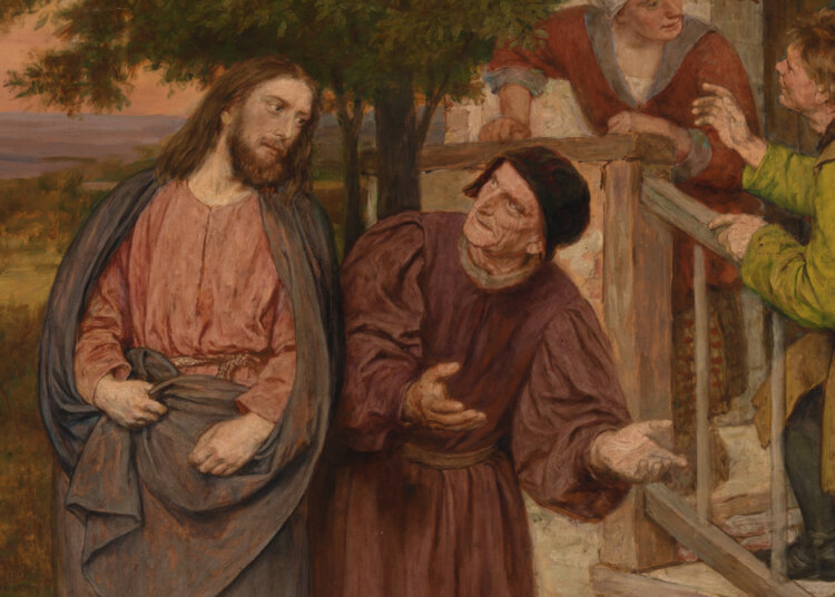 Franz Karl Eduard von Gebhardt “Kristus variser Simoni juures”