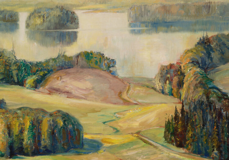 Hugo Lepik “Vaade Pühajärvele”