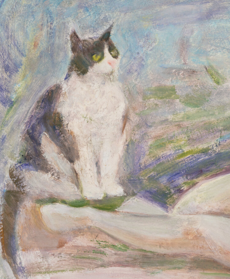 Lembit Saarts “Naine suure kassiga”