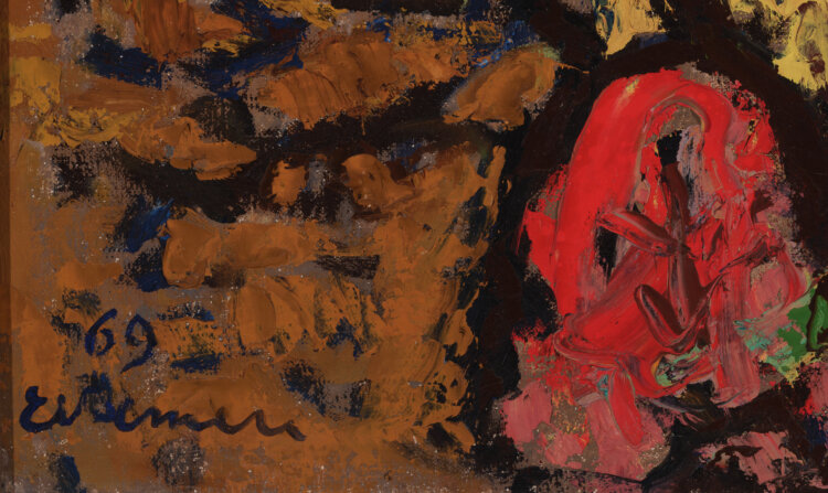 Enn Volmere “Sügismaastik järvega”