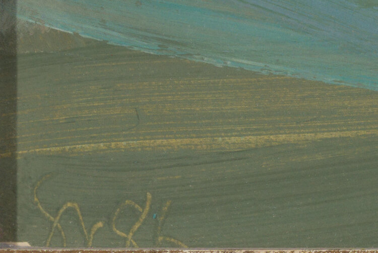 Silvia Jõgever “Akt helesinisel kangal”