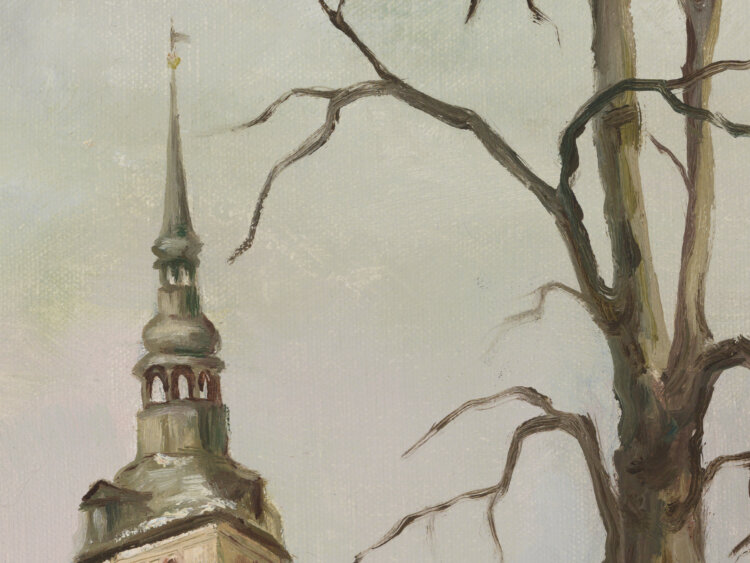 Arville Puström-Uus “Vaade Niguliste kirikule Taani kuninga aiast”