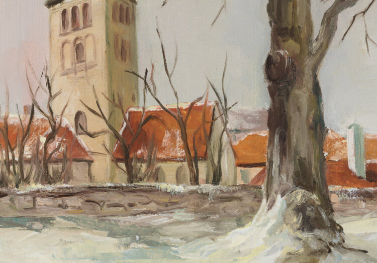 Arville Puström-Uus “Vaade Niguliste kirikule Taani kuninga aiast”