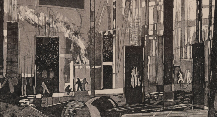 Evald Okas “Tsemenditehase ehitus”