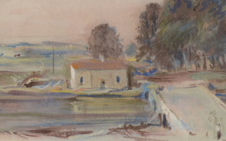 Ado Vabbe “Maastik sillaga”