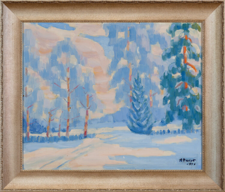 August Pulst Talv Meriväljal