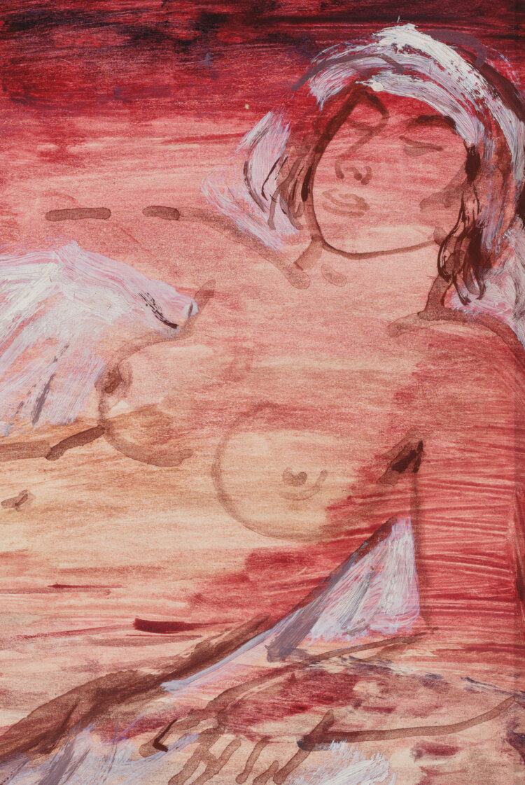 Evald Okas “Puhkav naine” (jaapanlanna)