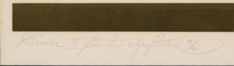 Vello Vinn “Kivikera III”