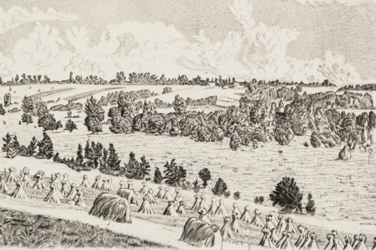 Eduard Wiiralt “Viljandi maastik”