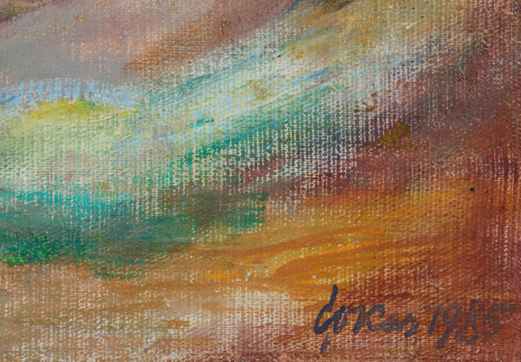 Evald Okas “Akt rohelisel kangal”