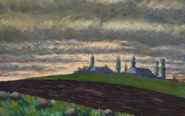 Herman Halliste “Vooremaa päikeseloojangul”