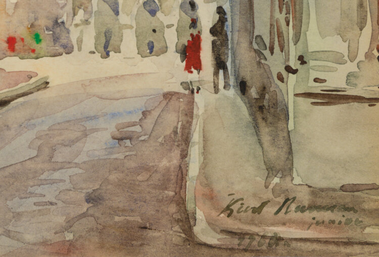 Karl Burman junior “Vana-Tallinn – Mündi tänav raekojaga”