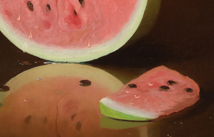 August Albo “Arbuus ja viinamarjad”