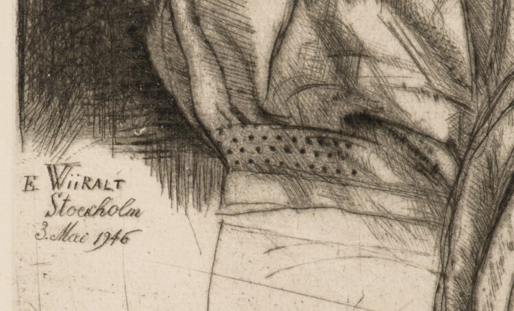 Eduard Wiiralt “Väike Gisèle” / “La petite Gisèle”