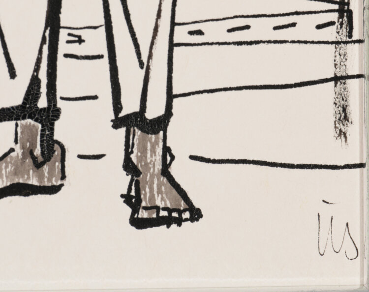 Ülo Sooster “Mees, kes kuivatas rätikut tuule käes”